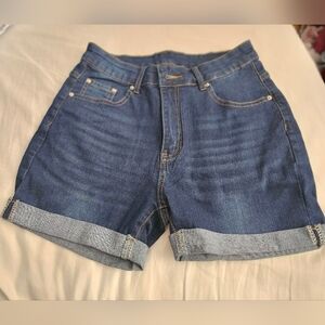 SHEIN Denim Blue Women's Shorts